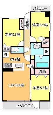 DRESSER新田東の間取り画像
