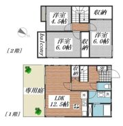レジデンスヤマダ テラスハウスの間取り画像