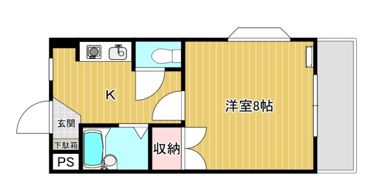 クレール谷本の間取り画像