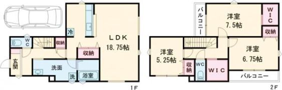 明石市魚住町西岡part4の間取り画像