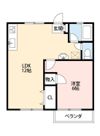 クレール坂下B棟の間取り画像