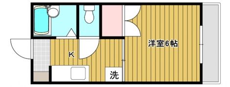 メゾンゆたかの間取り画像