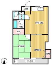 ロイヤルハイツ西沢の間取り画像