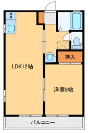 シャレシンフォニーAの間取り画像