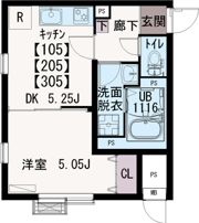 イクシオ blue treeの間取り画像