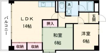 サンコート桟橋南の間取り画像