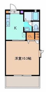 シルクハイツBの間取り画像