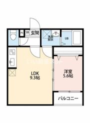carezza足立入谷の間取り画像