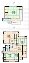 川村貸家の間取り画像