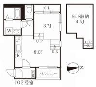 ハーモニーテラス大杉町の間取り画像
