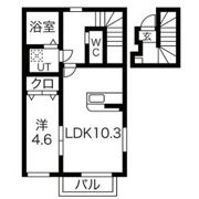 HONU清水町イーストの間取り画像