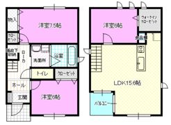 戸田明正1－1901KODATEXⅡEの間取り画像