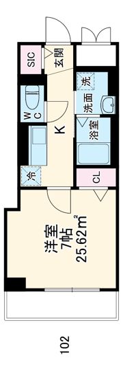 Eastview Palaceの間取り画像