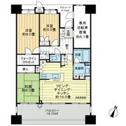 コンフォールスクエアさいたま新都心の間取り画像