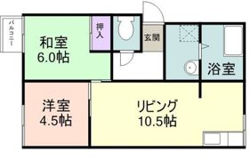 プレジール高塚A棟の間取り画像