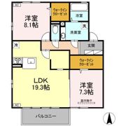 オアシス Aの間取り画像