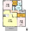 オアシス Aの間取り画像