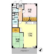 グランデ朝日の間取り画像