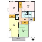 フレマリール東橋本 Aの間取り画像