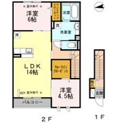 アンボワーズ・Kの間取り画像