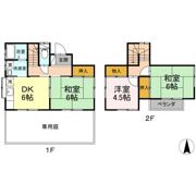 纒3丁目貸家 A棟の間取り画像