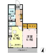 THANKSⅡの間取り画像