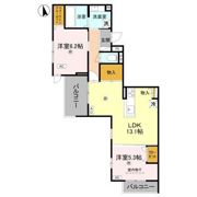 NIGAWA RESIDENCEⅡの間取り画像