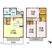 コンフォール・エトーの間取り画像
