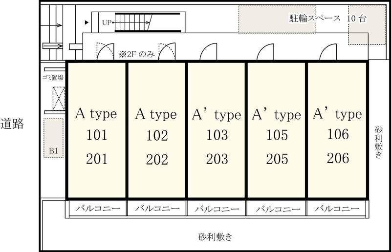 近くに施設あり