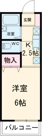 メゾン・ド・スリシエI B棟の間取り画像