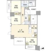 ブリリア早稲田の間取り画像
