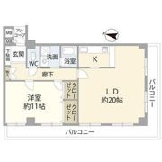 ライオンズマンション新川崎の間取り画像