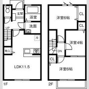 WEST COURTの間取り画像