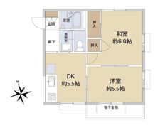 メゾン長谷川の間取り画像
