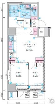 GENOVIA浅草Ⅳskygardenの間取り画像