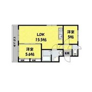 マンション緑黒石B棟の間取り画像