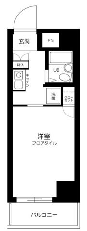 スカイコート川崎第2の間取り画像