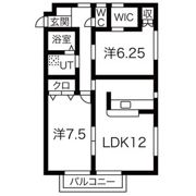 ラフォーレさやかの間取り画像
