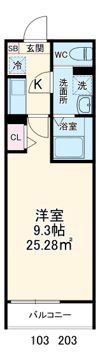 GRADUS北小金の間取り画像