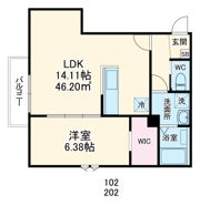 ボヌールメゾン四街道の間取り画像