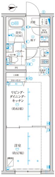 CREATIF西池袋の間取り画像