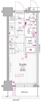 ガーラ・グランディ池袋の間取り画像