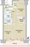 PRIME URBAN 東中野 COURTの間取り画像