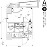 スカイコートパレス蒲田の間取り画像