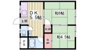 コーポ片山の間取り画像
