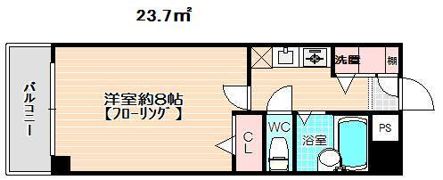フォーラム箱崎の間取り画像
