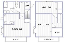 ベルテラス南万騎が原A棟の間取り画像