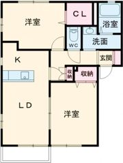 グランパティオFの間取り画像