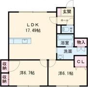 K（ケイ）の間取り画像