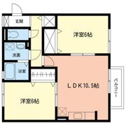 グローリアスBの間取り画像